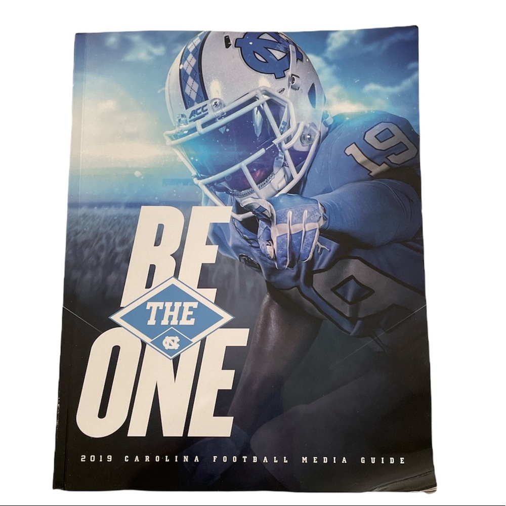 2019 UNC North Carolina Tarheels Football Team Media Guide Magazine